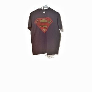 DC Comics Black Superman Logo Tee